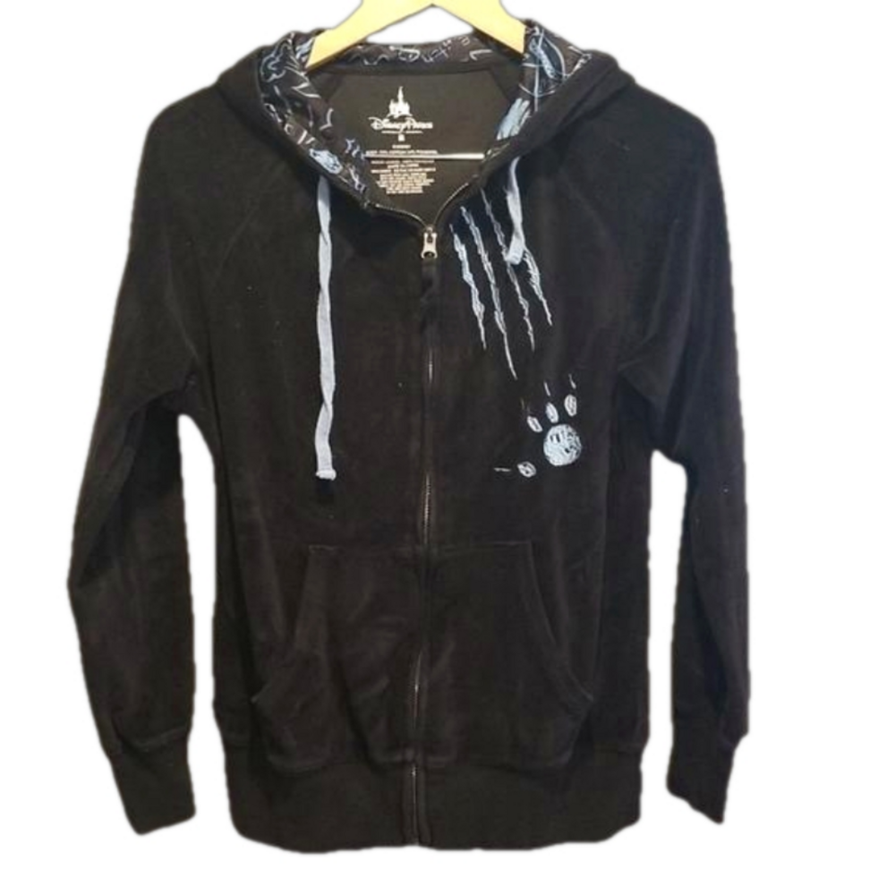 Disney Parks Stitch velour zip up hoodie M